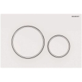 Geberit 115.882.11.1 - Betjeningsplade Sigma20 24,6x16,4 cm hvid