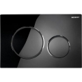 Geberit 115.882.DW.1 - Skylleknap Sigma20 24,6x16,4 cm sort