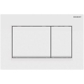 Geberit 115.883.11.1 - Betjeningsplade Sigma30 24,6x16,4 cm hvid