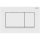 Geberit 115.883.11.1 - Betjeningsplade Sigma30 24,6x16,4 cm hvid