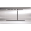 Geberit 115.899.KH.1 - Skylleknap Twinline30 34 x 18,5 cm, blank krom/mat krom
