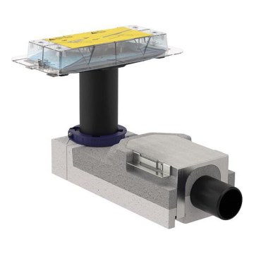 Geberit 154.150.00.1 - Råmonteringssæt til brusekanaler CleanLine 90-220 mm