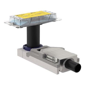 Geberit 154.152.00.1 - Råmonteringssæt til brusekanaler CleanLine 65-90 mm