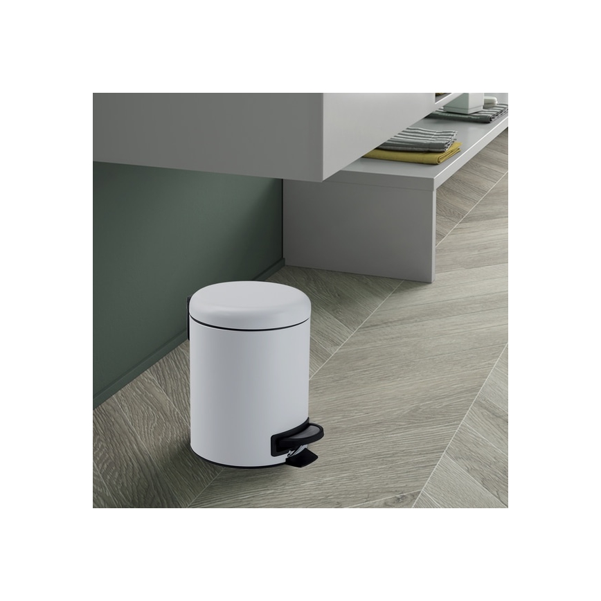 Gedy - Affaldsspand POTTY 3 l med softlukning, hvid