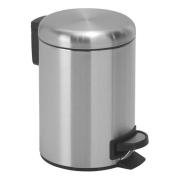 Gedy - affaldsspand POTTY 5 l med Soft Close i børstet rustfrit stål