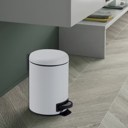 Gedy - Affaldsspand POTTY 5 l Soft Close hvid