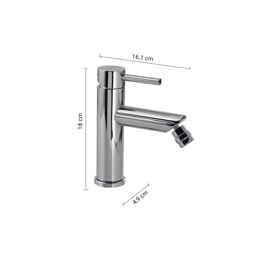 Gedy - Bidetarmatur COMO 18 cm poleret krom