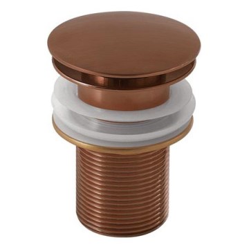 Gedy - CLICK-CLACK bundventil til håndvask Ø 6,6 cm, bronze