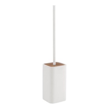 Gedy - Fritstående toiletbørste NINFEA hvid/bambus
