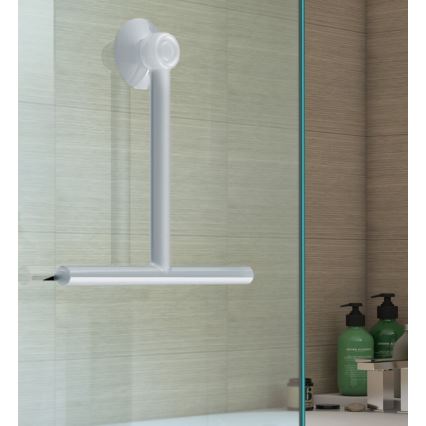 Gedy - Glasskraber GUMMY mat hvid
