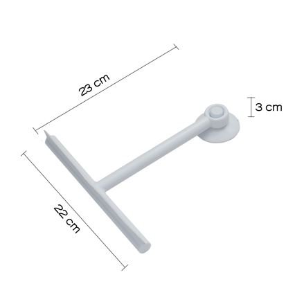 Gedy - Glasskraber GUMMY mat sort