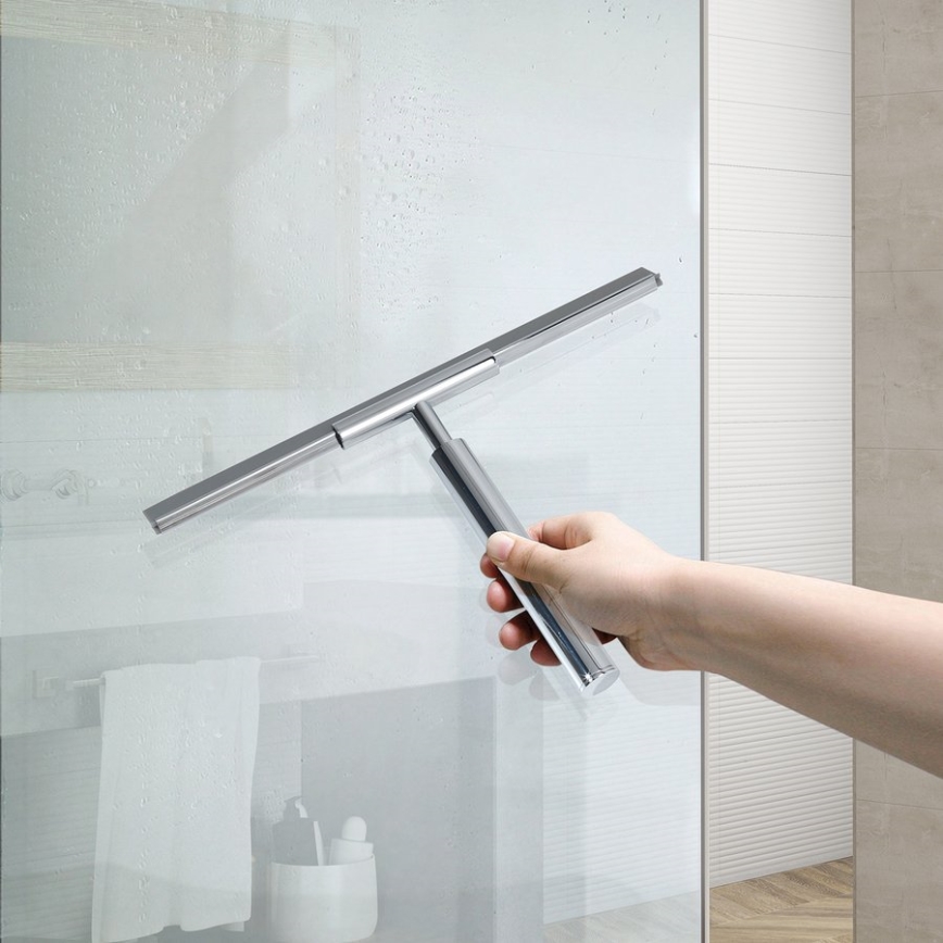 Gedy - Glasskraber THOR skinnende krom