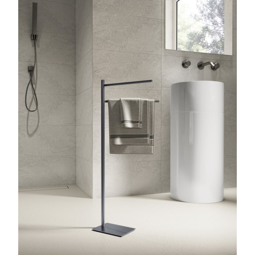 Gedy - Håndklædestativ TRILLY 83,5 cm metalgrå