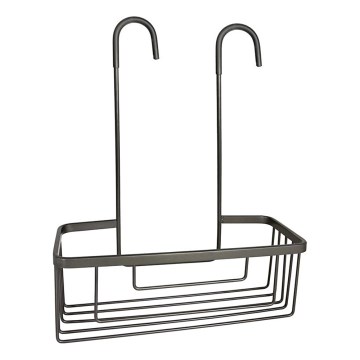 Gedy - Hængende brusehylde SMART 37,5x30 cm metalgrå