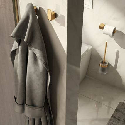 Gedy - Toiletpapirholder PIRENEI, guld