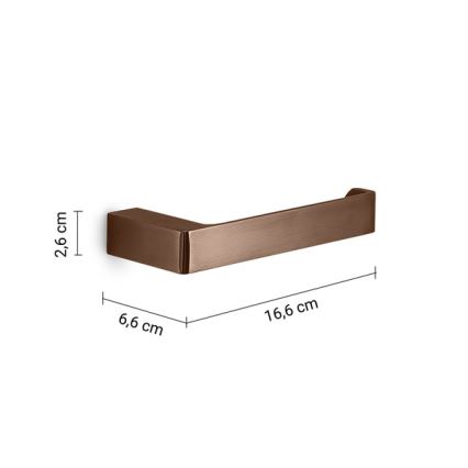 Gedy - Toiletpapirholder PIRENEI i bronze