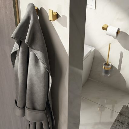 Gedy - Toiletpapirholder PIRENEI mat guld