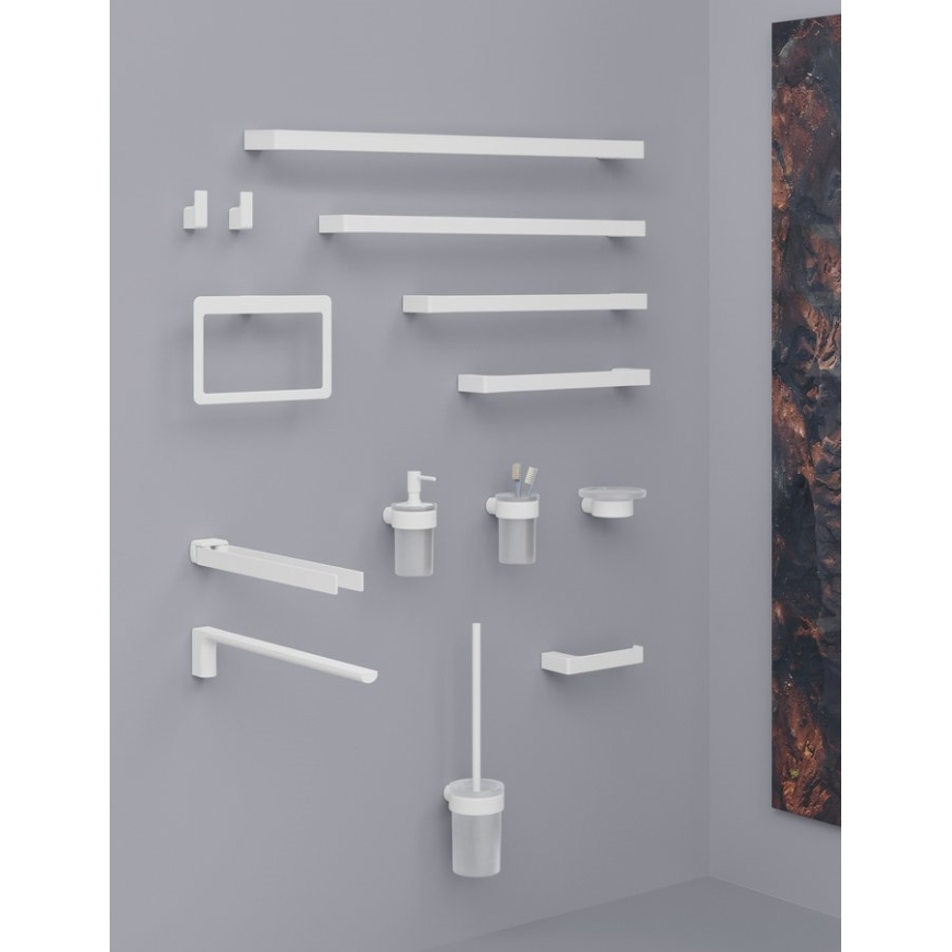 Gedy - Toiletpapirholder PIRENEI mat hvid