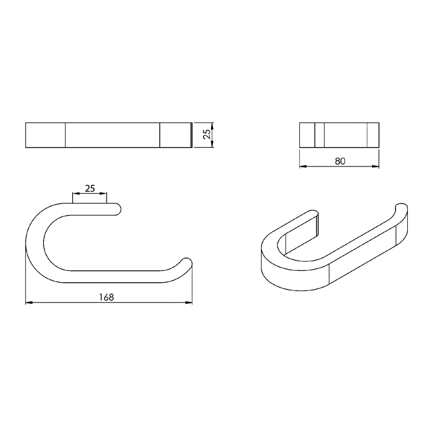 Gedy - Toiletrulleholder HIMALAYA bambus