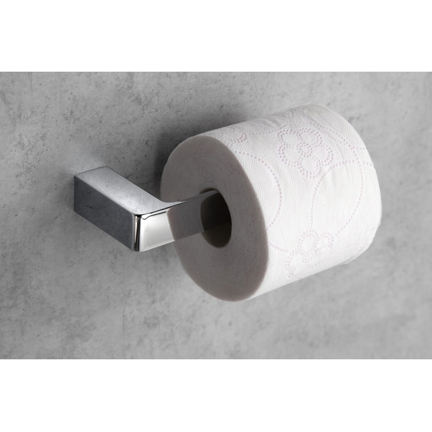 Gedy - Toiletrulleholder PIRENEI skinnende krom