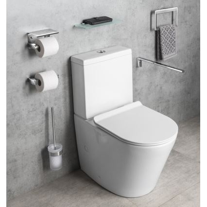 Gedy - Toiletrulleholder PIRENEI skinnende krom