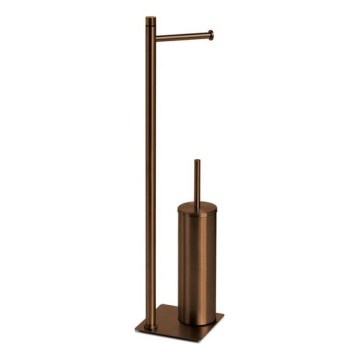 Gedy - TRILLY toiletpapir- og toiletbørsteholder i bronze