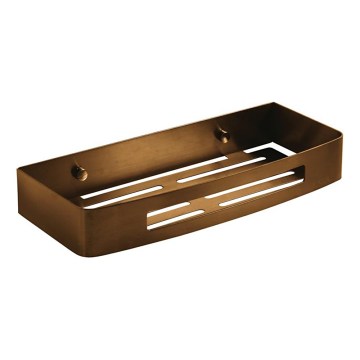 Gedy - Væghylde til bruser SMART 30x12,8 cm i bronze