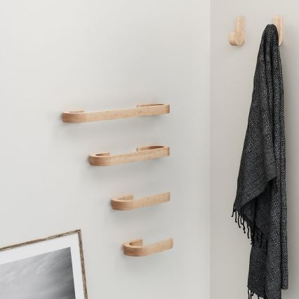 Gedy - Væghængt håndklædeholder HIMALAYA 7x30 cm bambus/beige