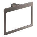 Gedy - Væghængt håndklædeholder PIRENEI 15x23 cm metallisk grå