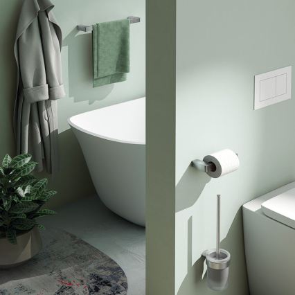 Gedy - Vægmonteret håndklædeholder PIRENEI 6,6x60 cm blank krom