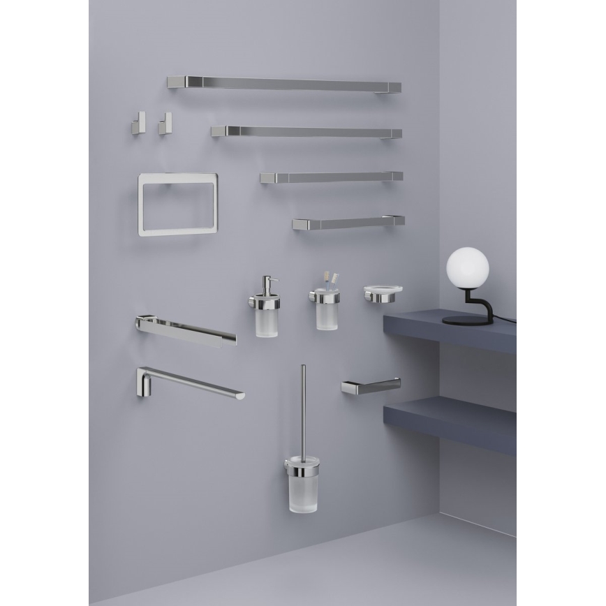 Gedy - Vægmonteret håndklædeholder PIRENEI 6,6x60 cm blank krom