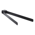 Gedy - Vægmonteret roterbar håndklædeholder PIRENEI 36 cm mat sort