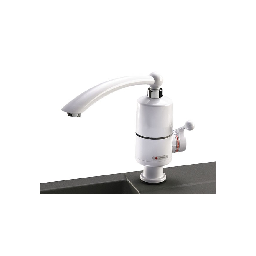 Gennemstrømsvandvarmer 3000W/230V hvid