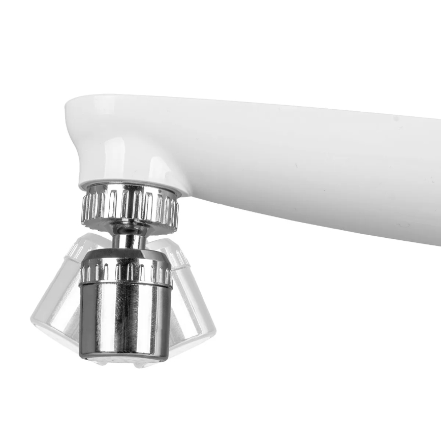 Gennemstrømsvandvarmer med LED-lys display 3000W/230V IPX4 hvid