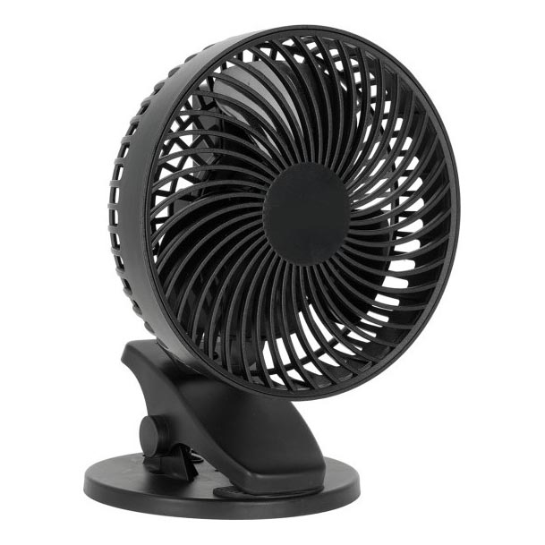 Genopladelig bord ventilator med klemme VIENTO 6W/5V 2000 mAh sort