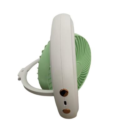 Genopladelig bordventilator 4W/5V 1200 mAh hvid