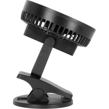 Genopladelig bordventilator med klemme VIENTO 6W/5V 2000 mAh sort