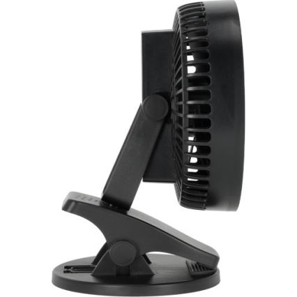 Genopladelig bordventilator med klemme VIENTO 6W/5V 2000 mAh sort