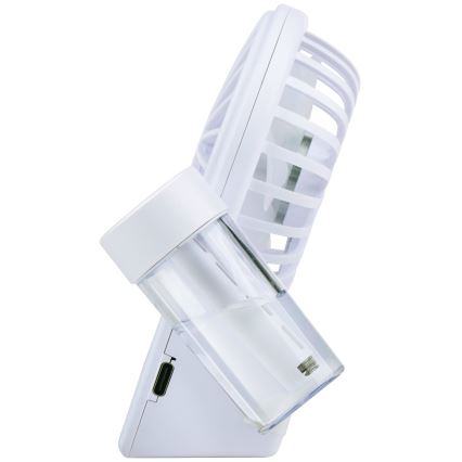 Genopladelig bordventilator med tågefunktion 3,7 V 1200 mAh