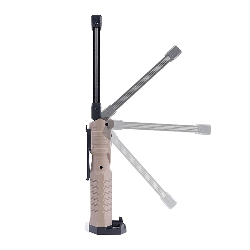 LED Dæmpbar genopladelig arbejds lommelygte med powerbank-funktion LED/4W/5V IPX4 600 skinnende 2000 mAh