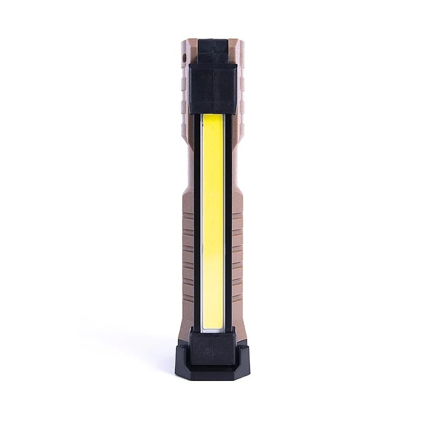 LED Dæmpbar genopladelig arbejds lommelygte med powerbank-funktion LED/4W/5V IPX4 600 skinnende 2000 mAh