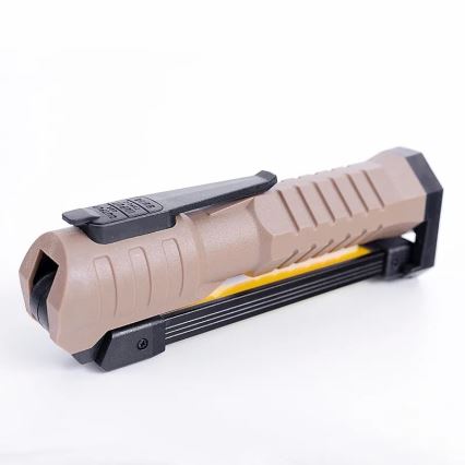 LED Dæmpbar genopladelig arbejds lommelygte med powerbank-funktion LED/4W/5V IPX4 600 skinnende 2000 mAh