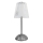 Genopladelig LED bordlampe m. touch-funktion dæmpbar ELBA LED/1,6W/800 mAh mat krom/transparent
