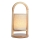 Genopladelig LED bordlampe m. touch-funktion dæmpbar LED/1,5W/5V 3000K 1800 mAh beige