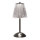 Genopladelig LED bordlampe m. touch-funktion dæmpbar LED/2,4W/5V 3000-6000K 1800 mAh skinnende krom