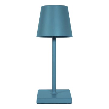 Genopladelig LED bordlampe m. touch-funktion dæmpbar LED/3,5W/5V 5200mAh blå