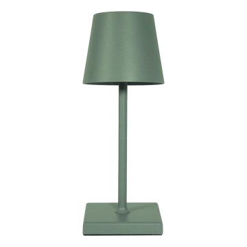 Genopladelig LED bordlampe m. touch-funktion dæmpbar LED/3,5W/5V 5200mAh grøn