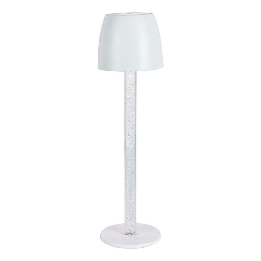 Genopladelig LED bordlampe m. touch-funktion dæmpbar LED/3W/5V 3000K 1800 mAh hvid