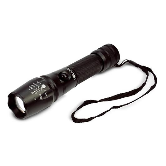 Genopladelig LED lommelygte Cree XML T6 LED/3,7V 2200mAh IP44