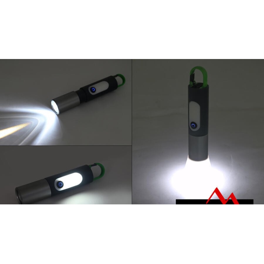 Genopladelig LED lommelygte LED/10W/3,7V 750 lm 10h